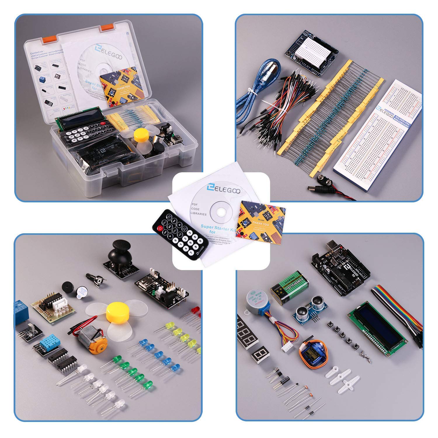 ELEGOO UNO Project Super Starter Kit with Tutorial - UNO-SKT