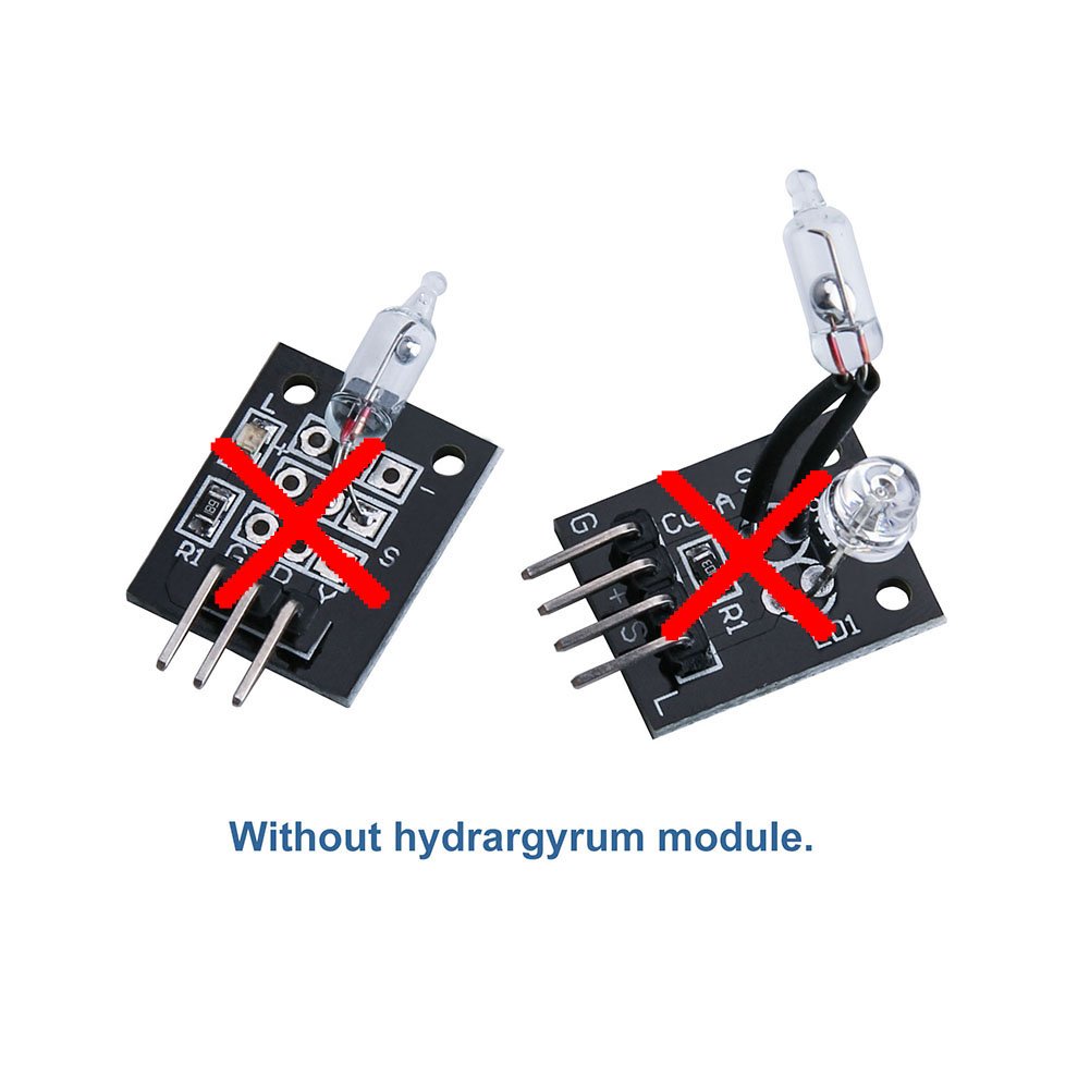 ELEGOO Upgraded 37 in 1 Sensor Modules Kit with Tutorial - ELEGOO-SMK