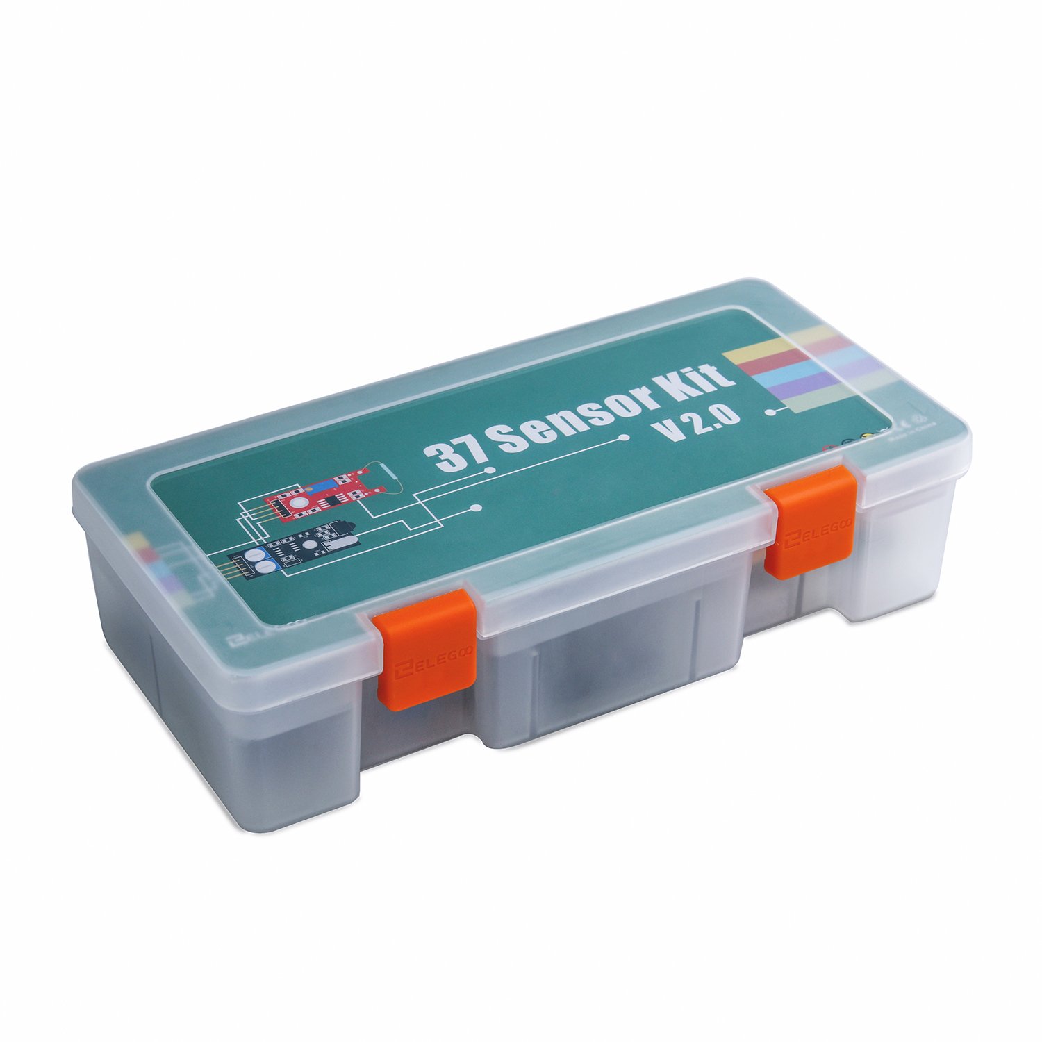 ELEGOO Upgraded 37 in 1 Sensor Modules Kit with Tutorial - ELEGOO-SMK